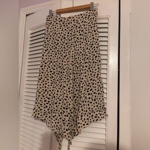 Animal print skirt